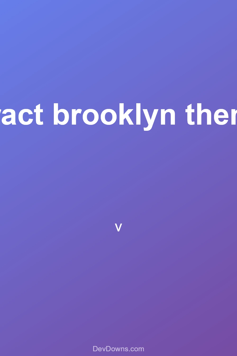 1246 nwp extract brooklyn theme package first.  - Social Share