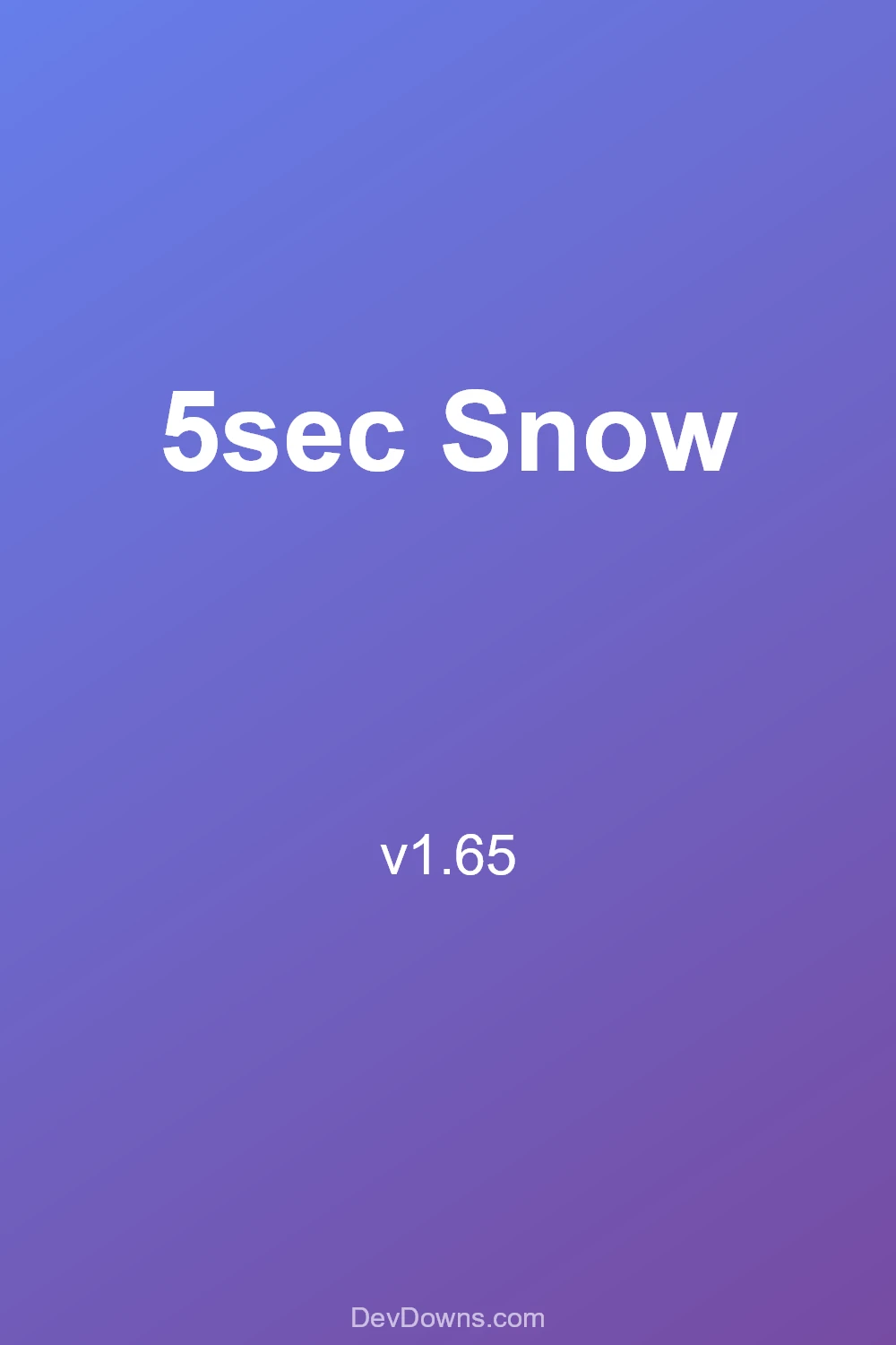 5sec Snow 1.65 - Social Share