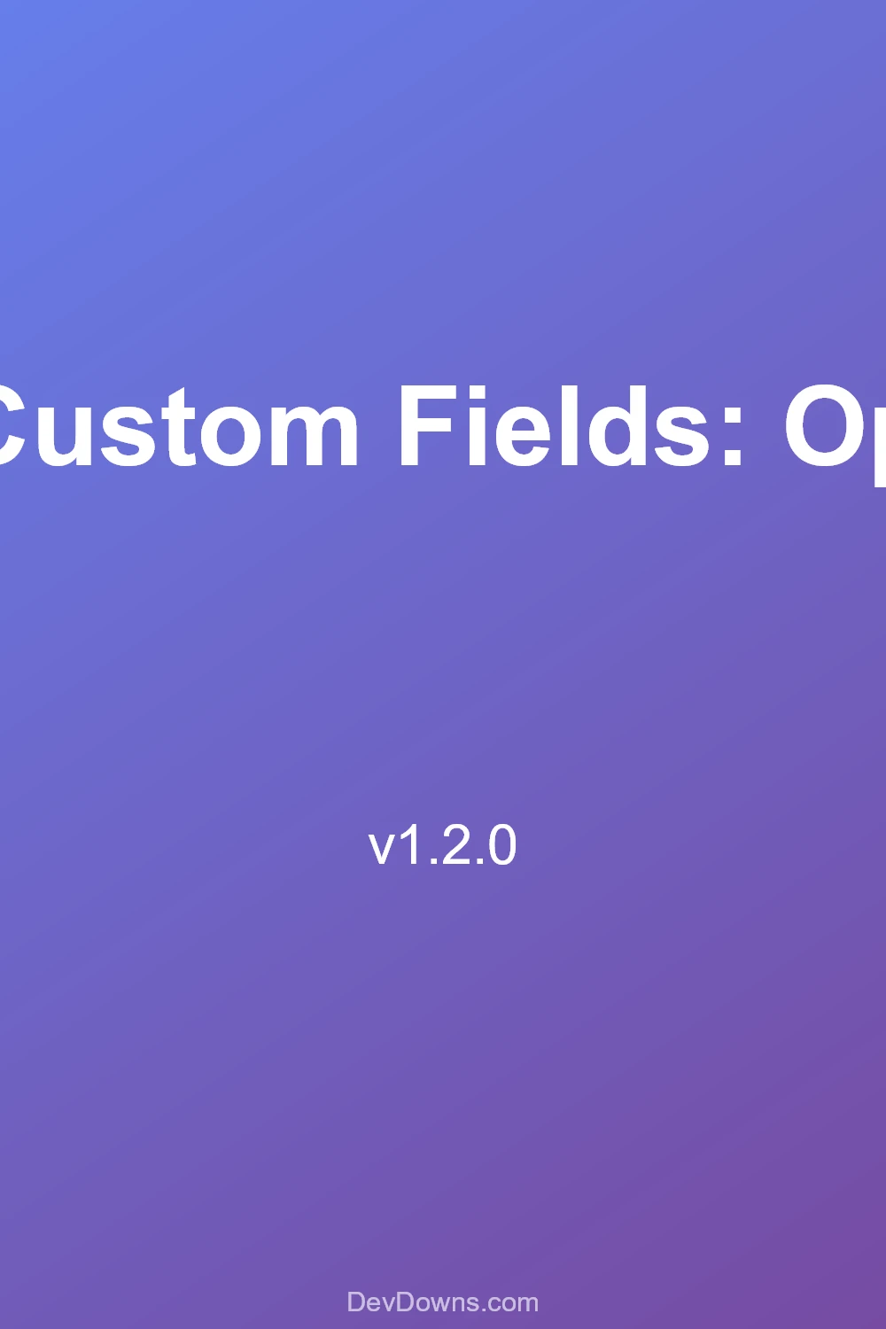 Advanced Custom Fields: Options Page 1.2.0 - Social Share