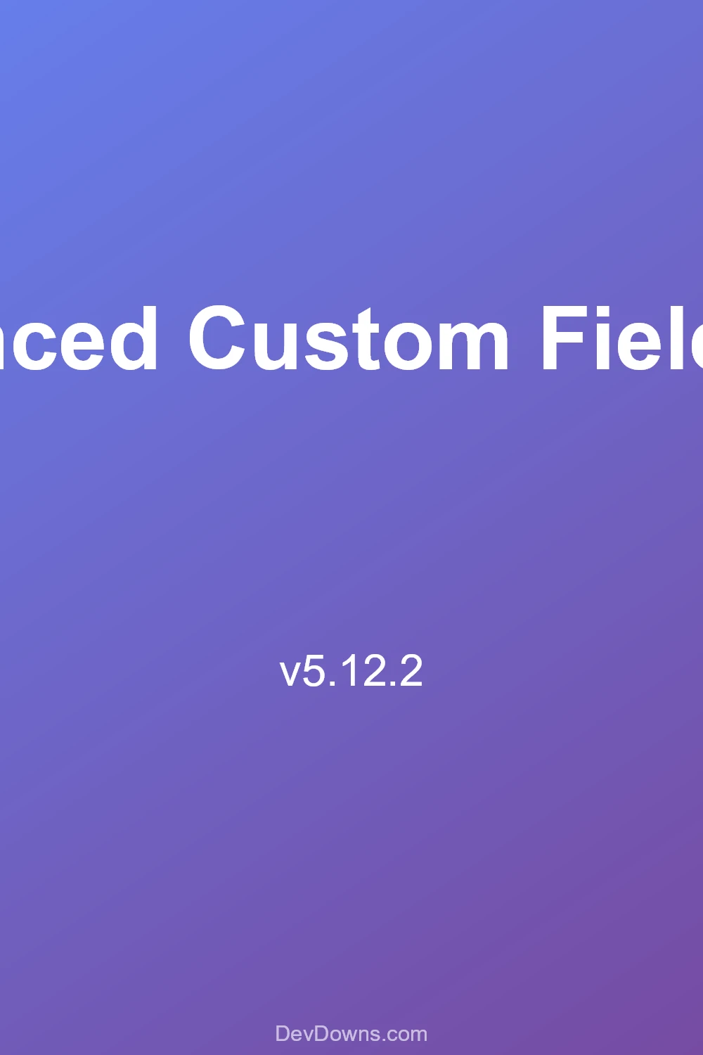 Advanced Custom Fields Pro 5.12.2 - Social Share
