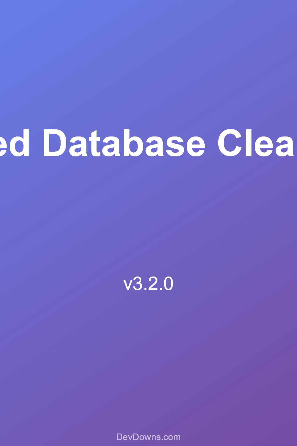 Advanced Database Cleaner PRO 3.2.0 - Social Share