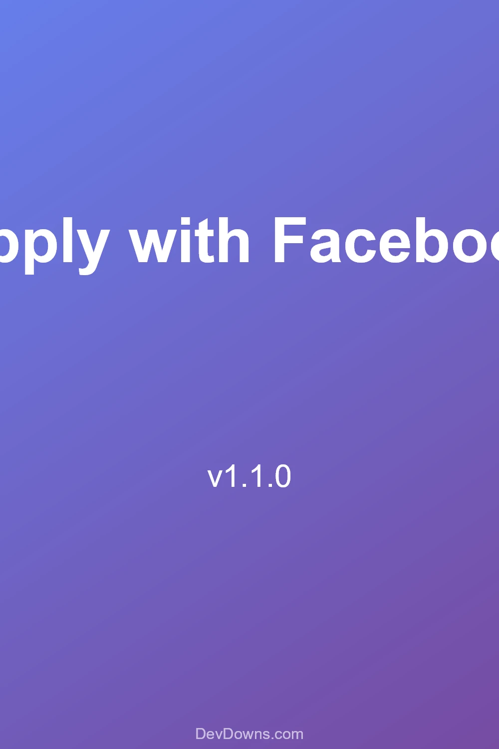 Apply with Facebook 1.1.0 - Social Share