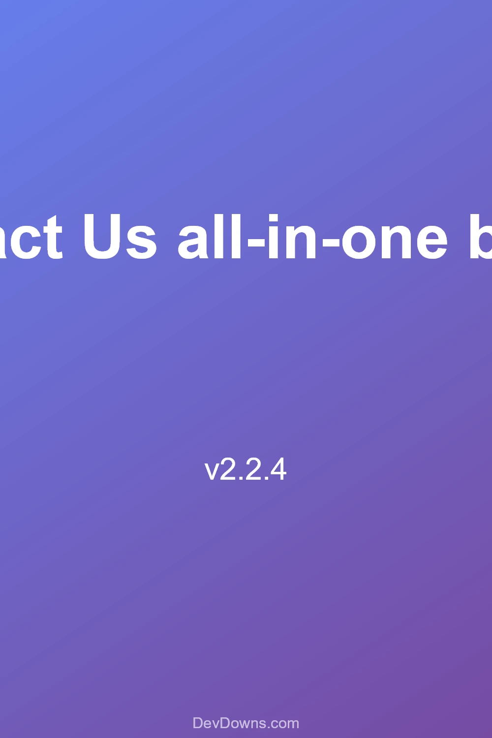 Contact Us all-in-one button 2.2.4 - Social Share