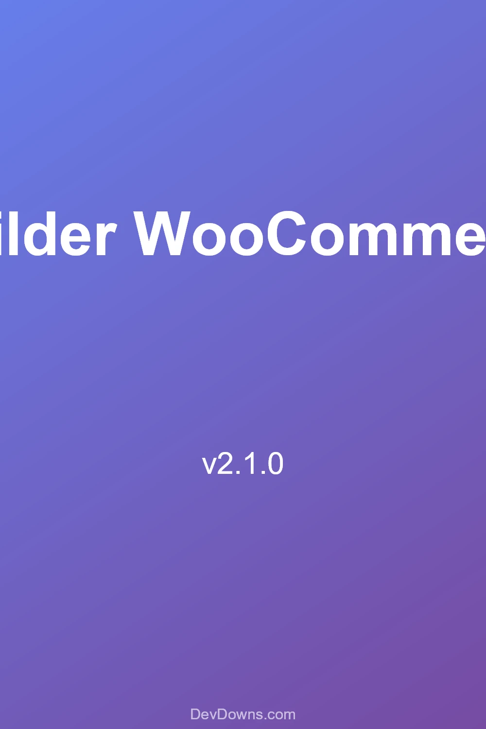 Builder WooCommerce 2.1.0 - Social Share