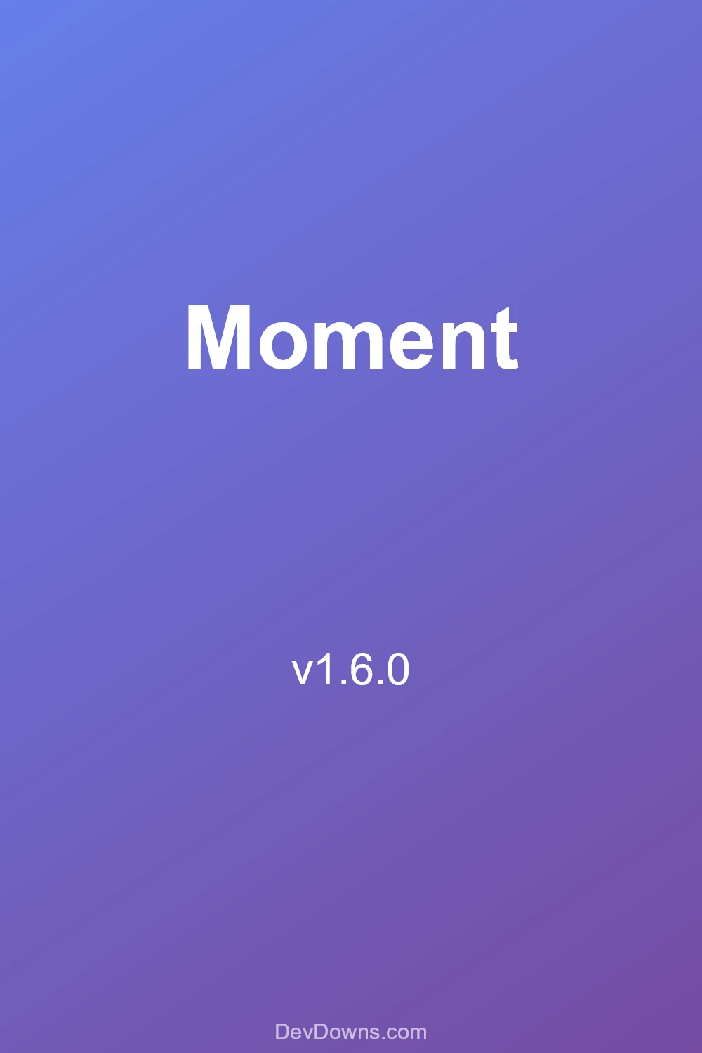 Moment 1.6.0 - Social Share