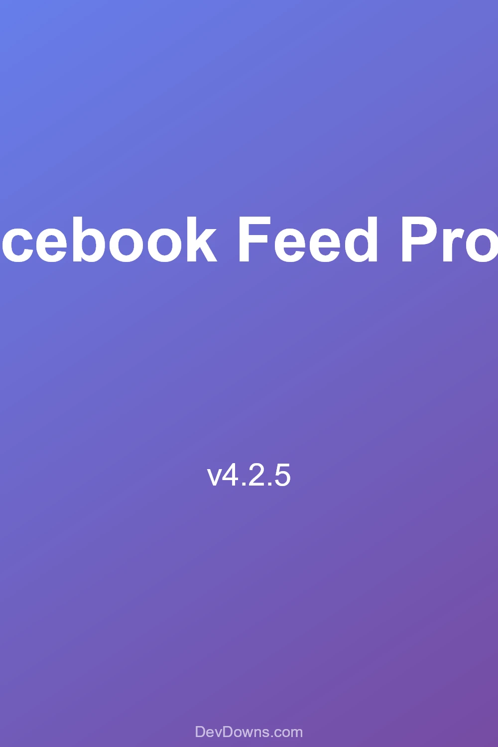 Custom Facebook Feed Pro Developer 4.2.5 - Social Share