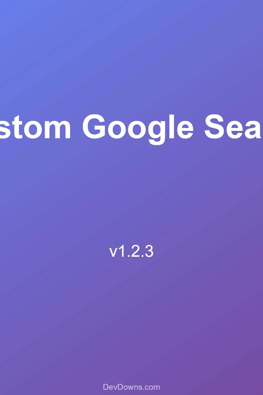 Custom Google Search 1.2.3 - Social Share