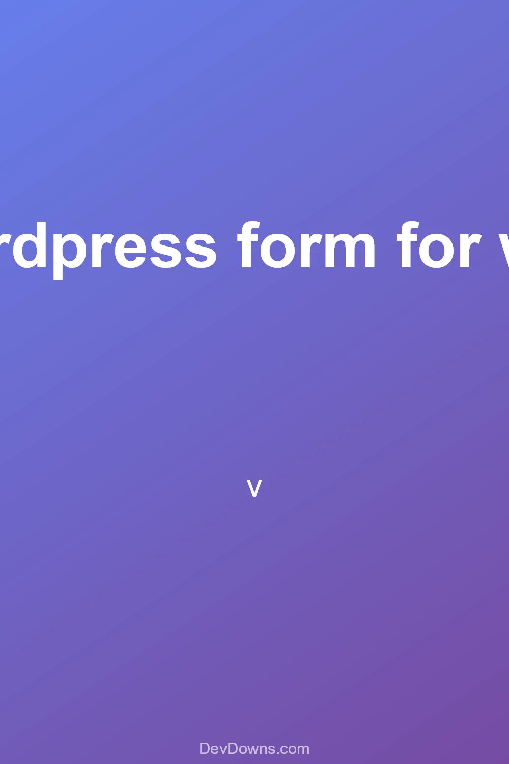 dhvc form wordpress form for wpbakery page builder.  - Social Share