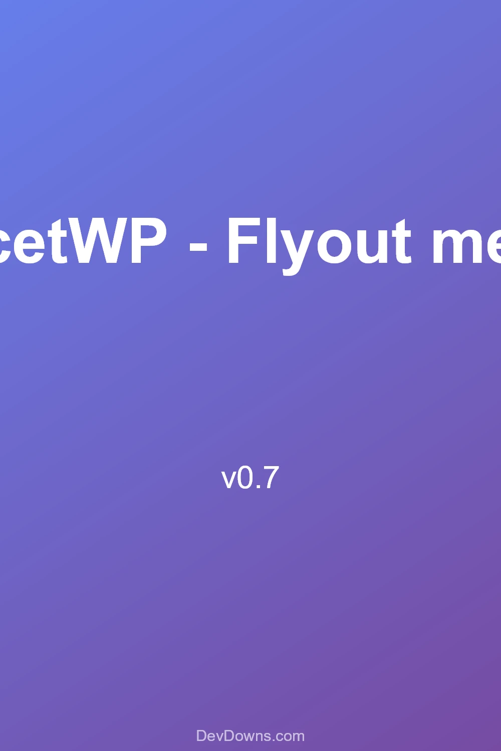FacetWP - Flyout menu 0.7 - Social Share
