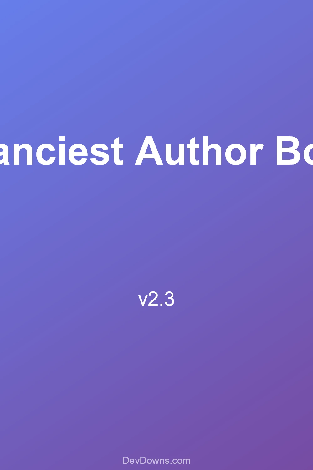 Fanciest Author Box 2.3 - Social Share