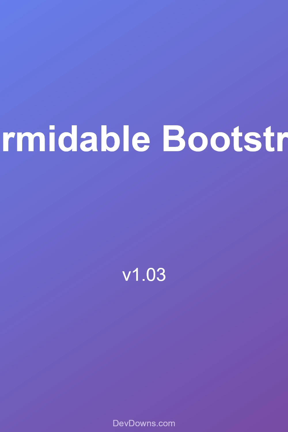 Formidable Bootstrap 1.03 - Social Share
