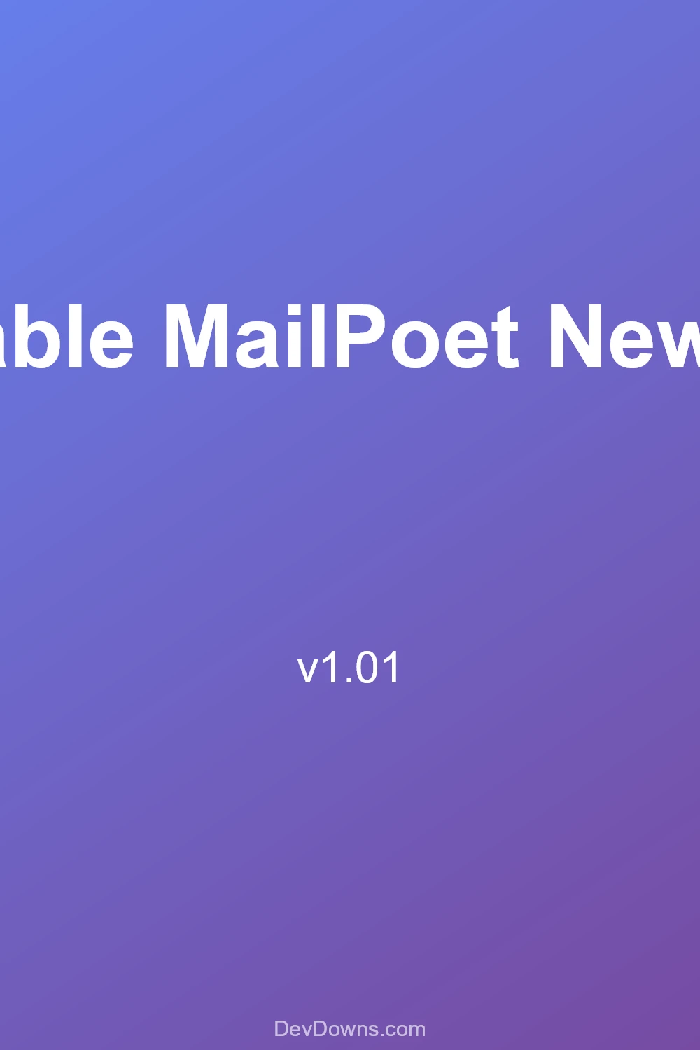 Formidable MailPoet Newsletters 1.01 - Social Share