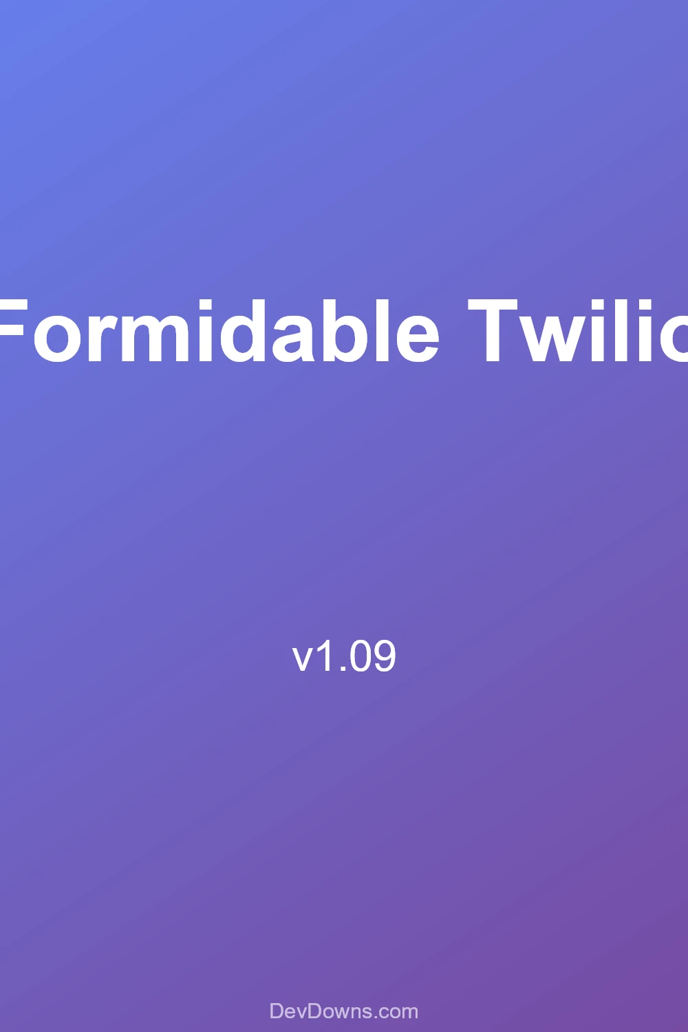 Formidable Twilio 1.09 - Social Share