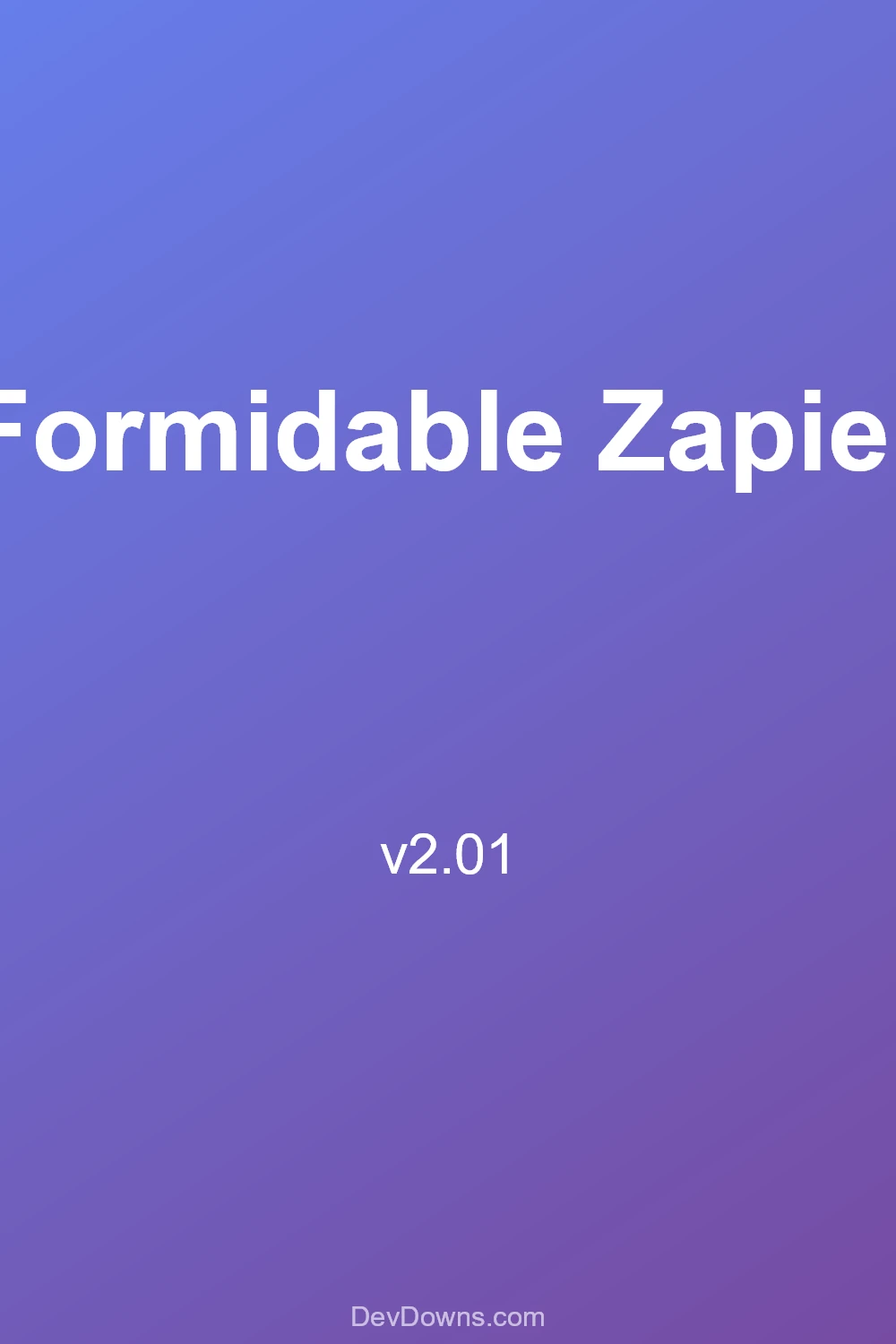 Formidable Zapier 2.01 - Social Share