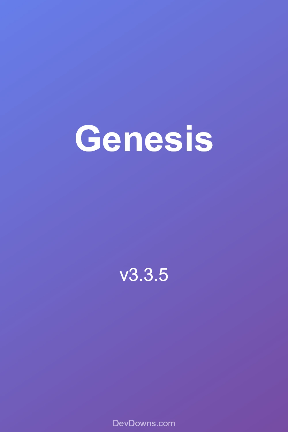 Genesis 3.3.5 - Social Share