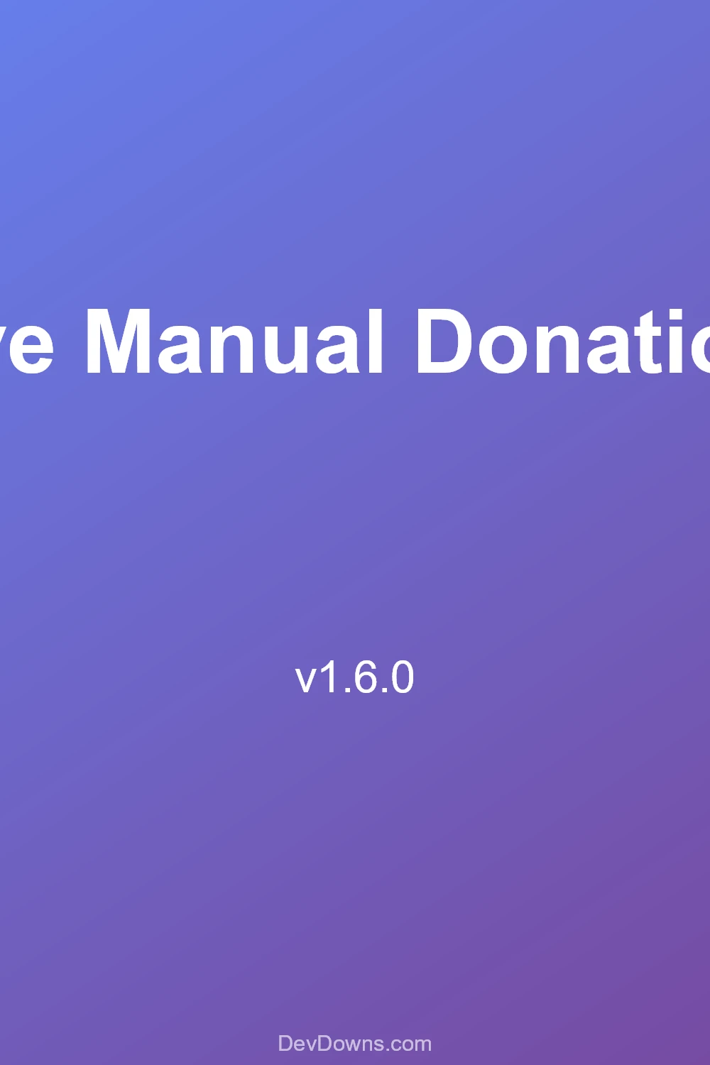 Give Manual Donations 1.6.0 - Social Share
