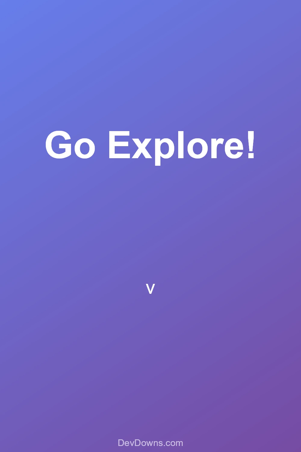 Go Explore!  - Social Share