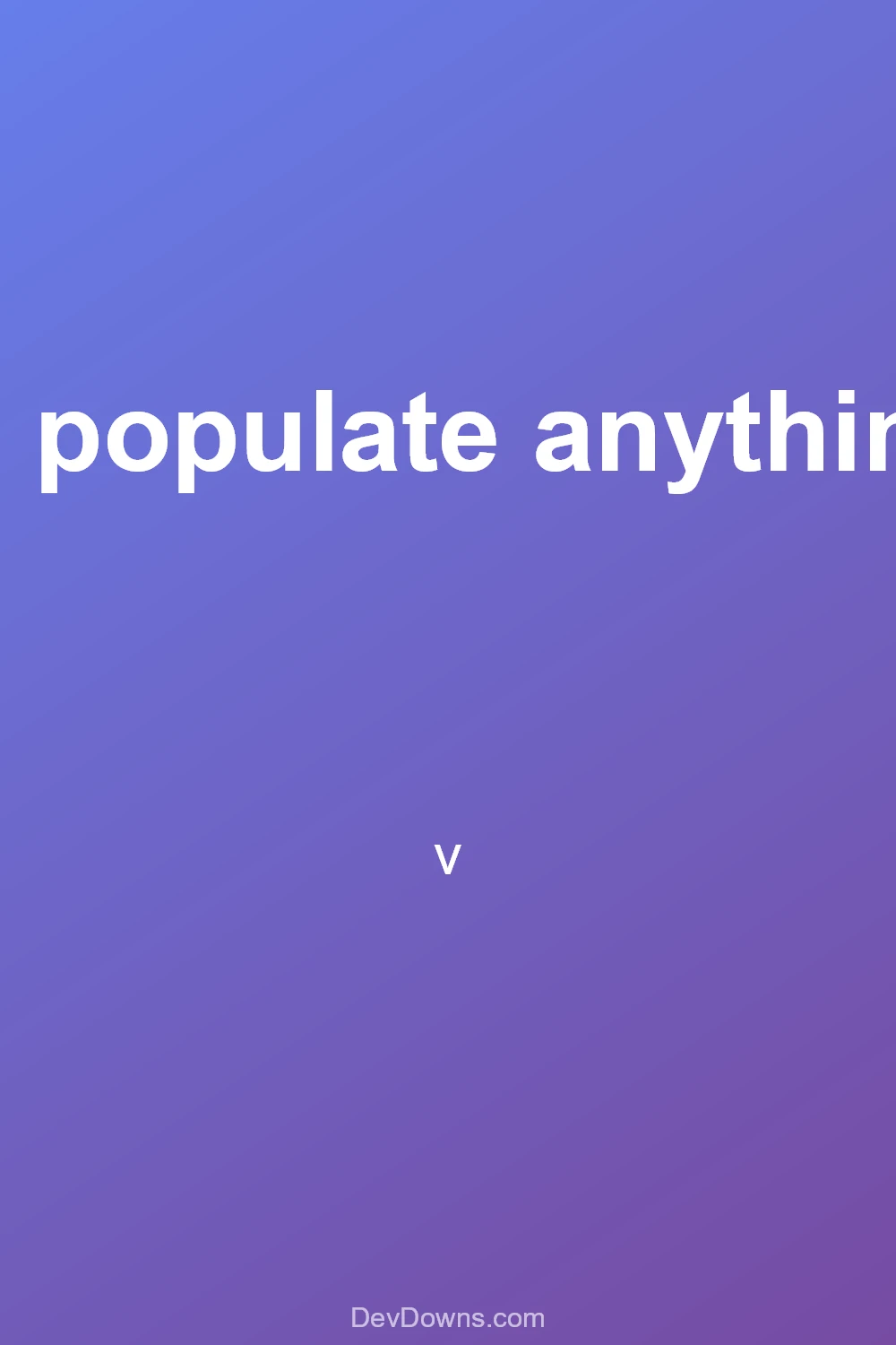 gp populate anything.  - Social Share