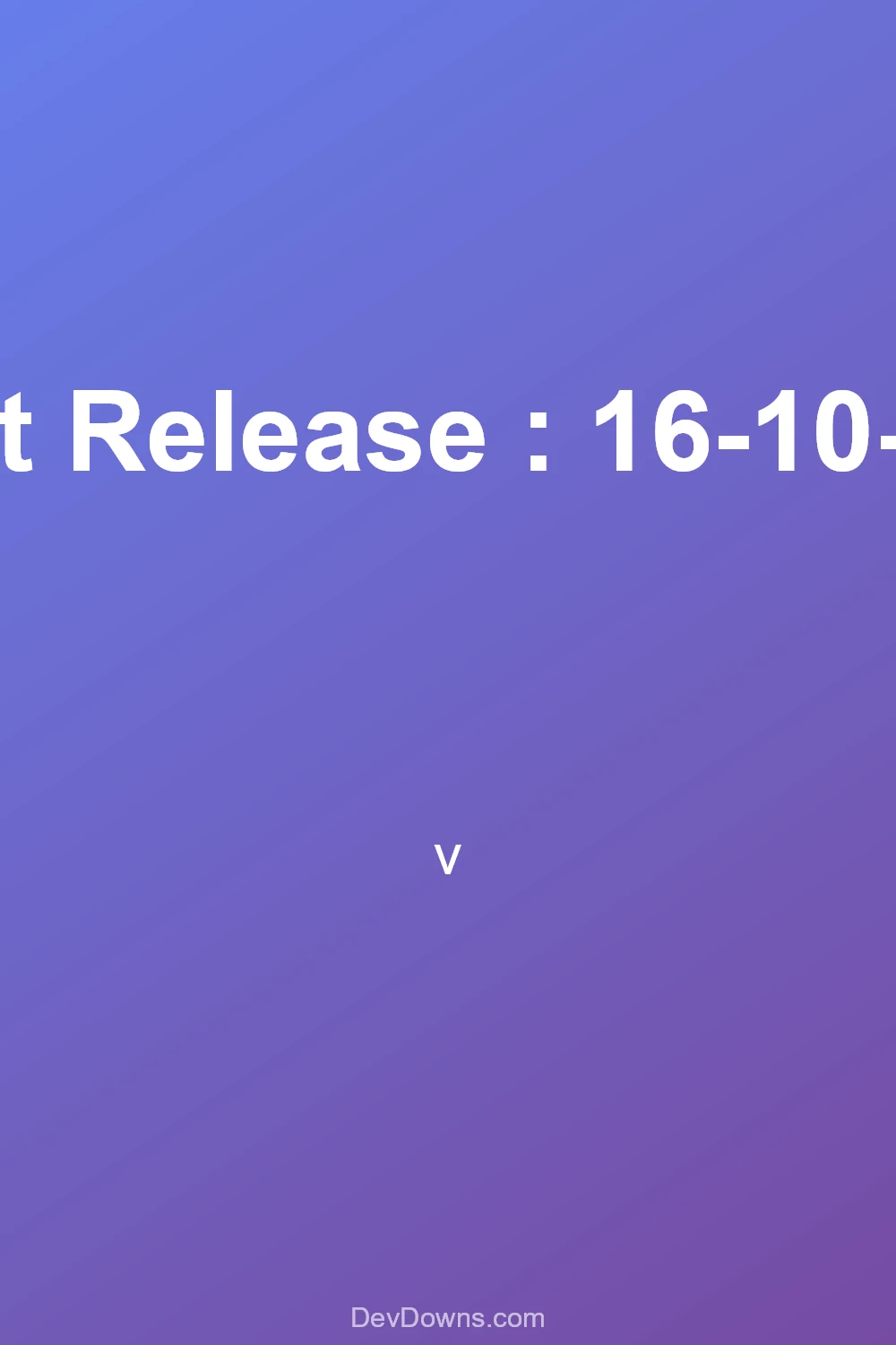 ==Init Release : 16-10-2019  - Social Share