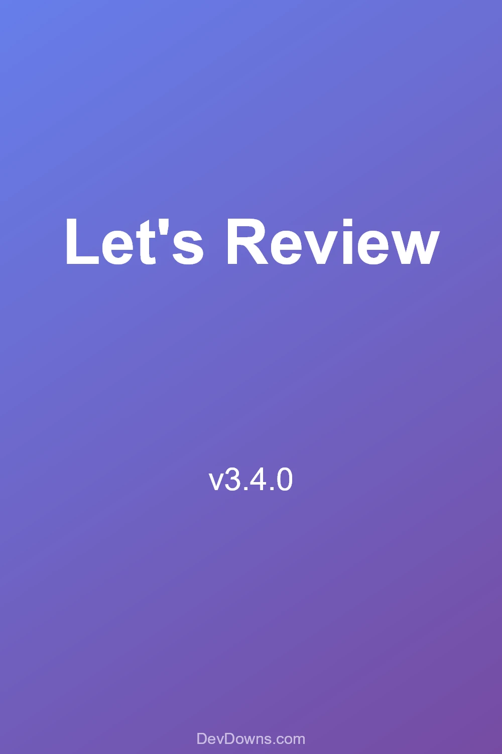 Let's Review 3.4.0 - Social Share