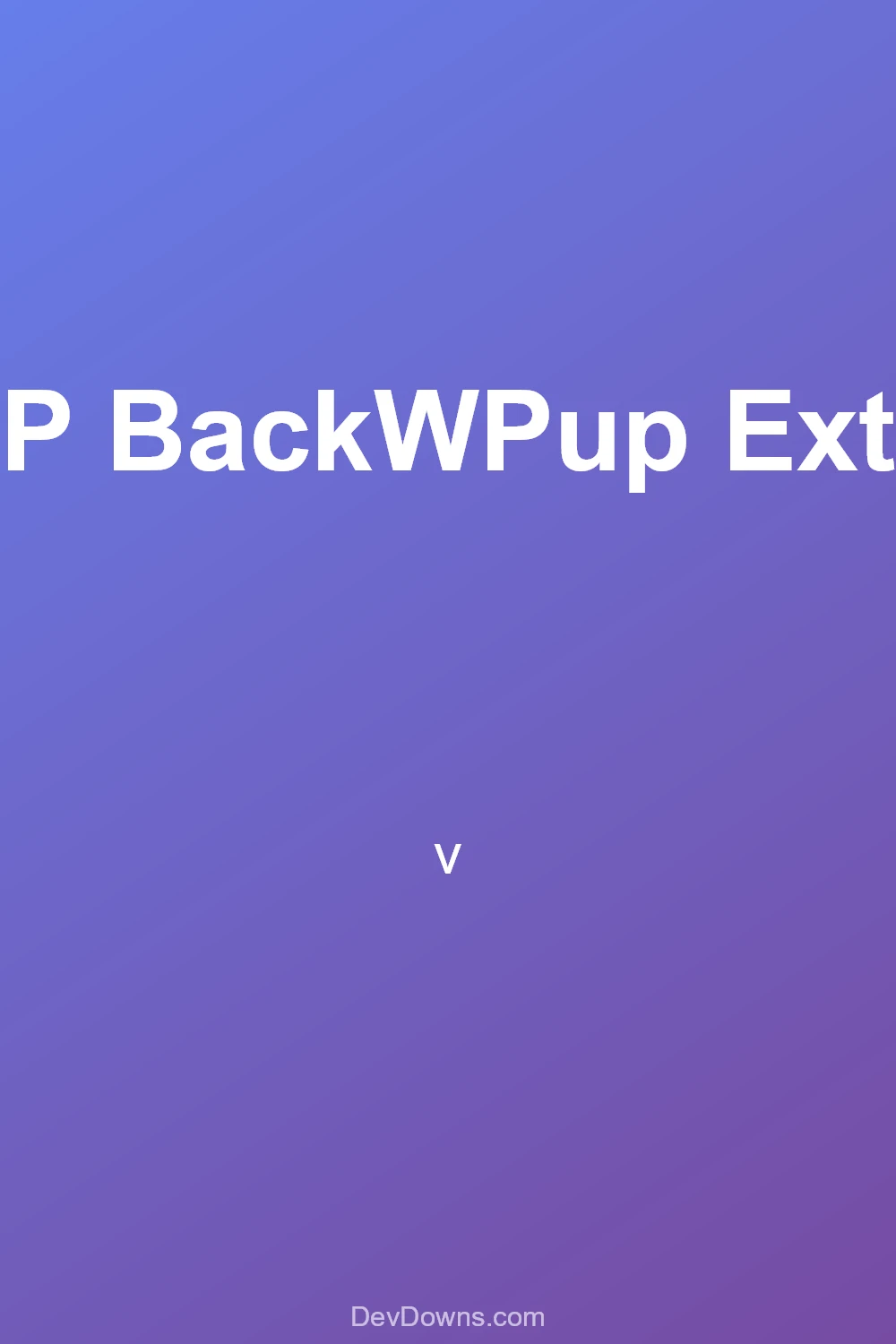MainWP BackWPup Extension  - Social Share