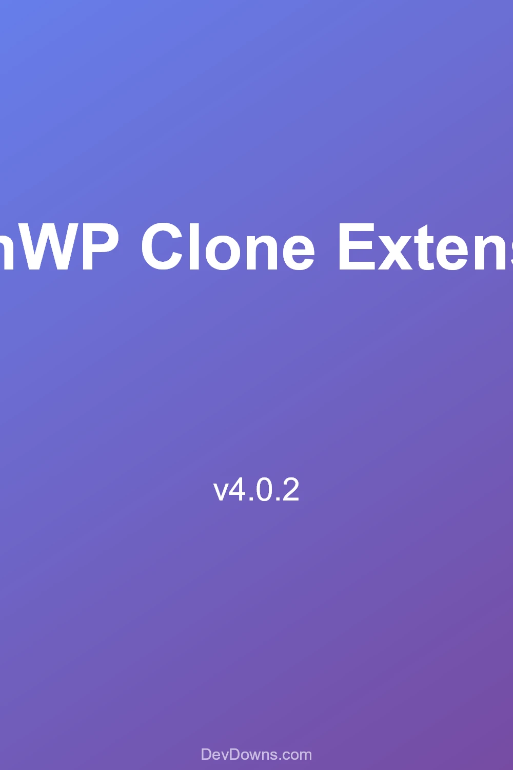 MainWP Clone Extension 4.0.2 - Social Share