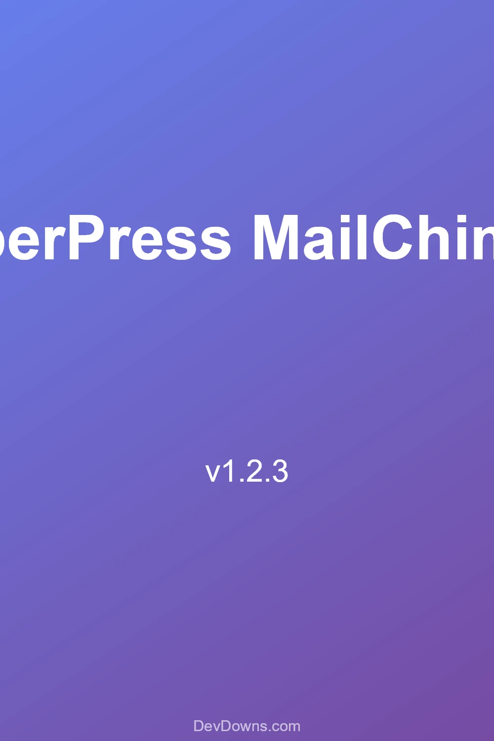 MemberPress MailChimp 3.0 1.2.3 - Social Share