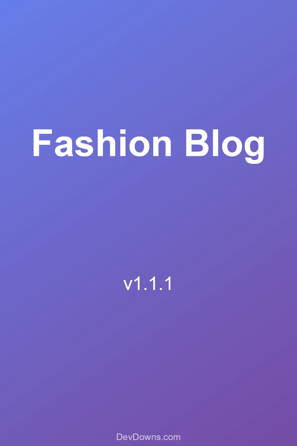 Fashion Blog 1.1.1 - Social Share