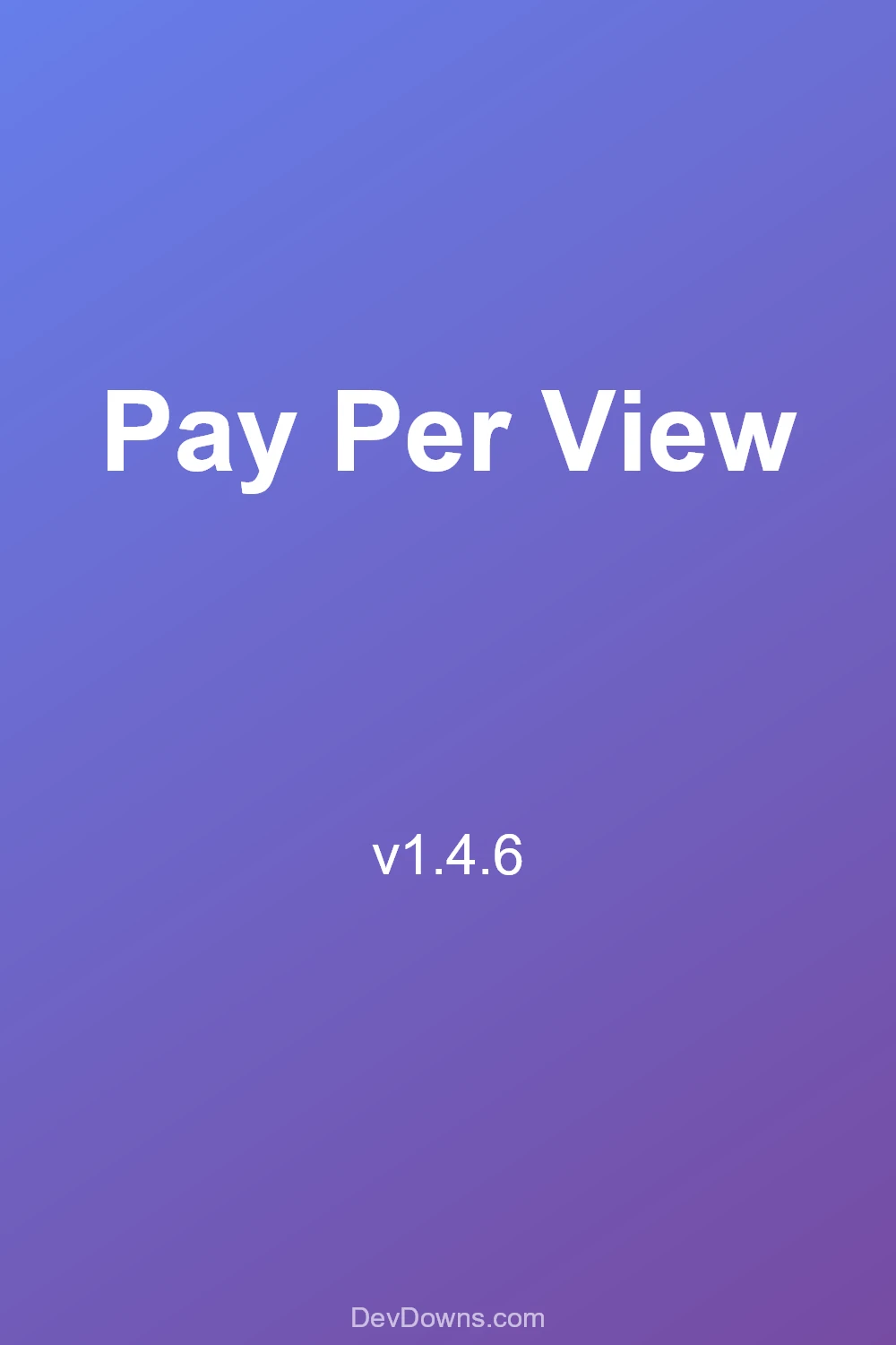 Pay Per View 1.4.6 - Social Share