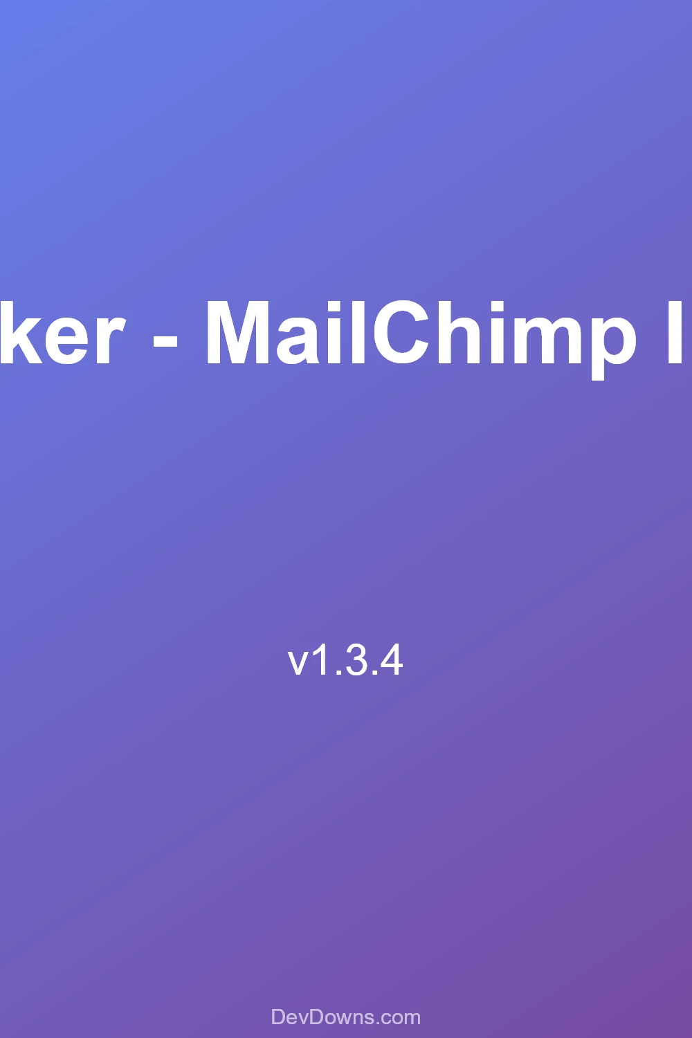 Popup Maker - MailChimp Integration 1.3.4 - Social Share