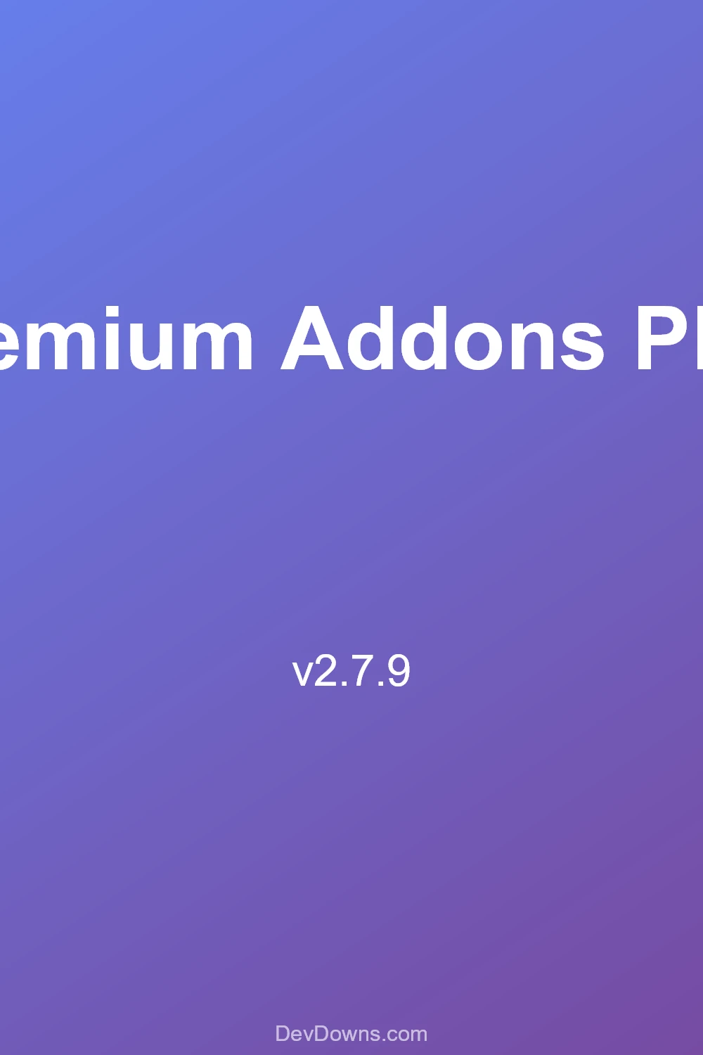 Premium Addons PRO 2.7.9 - Social Share