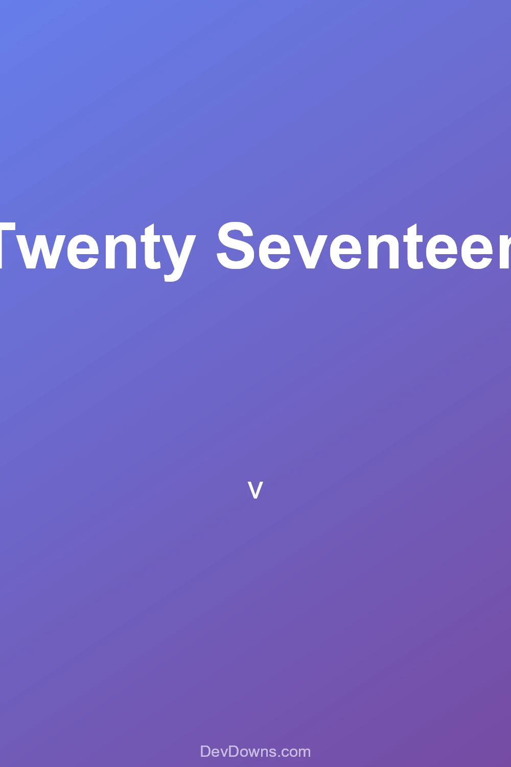 Twenty Seventeen  - Social Share