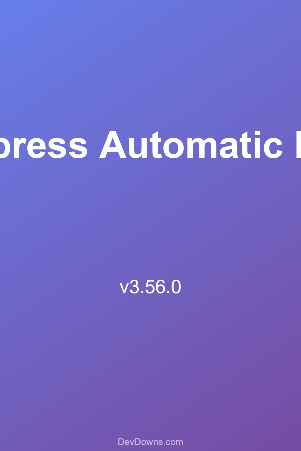 Wordpress Automatic Plugin 3.56.0 - Social Share
