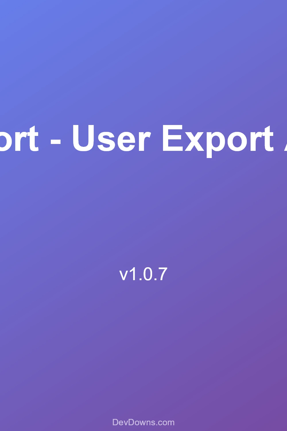 WP All Export - User Export Add-On Pro 1.0.7 - Social Share