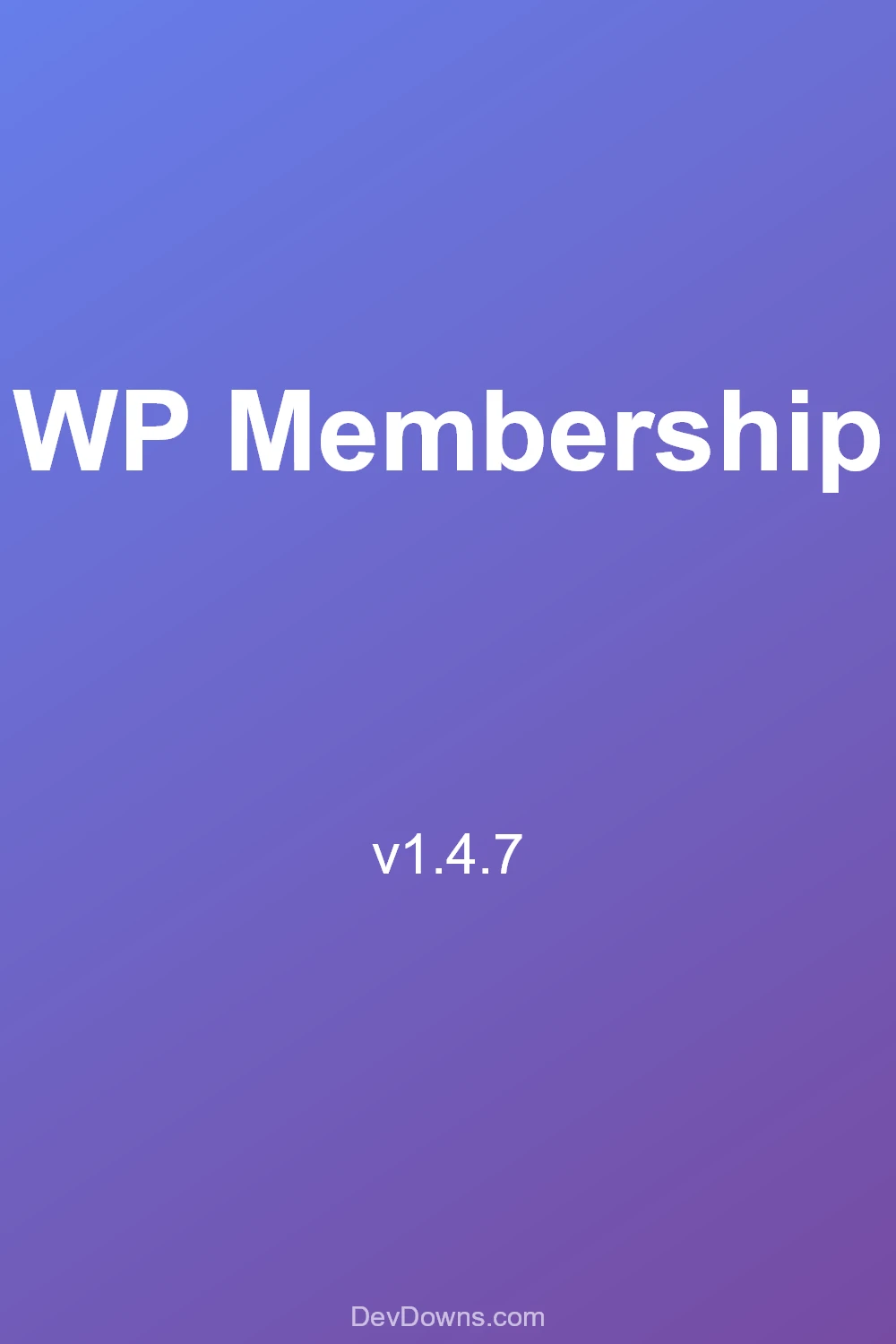 WP Membership 1.4.7 - Social Share