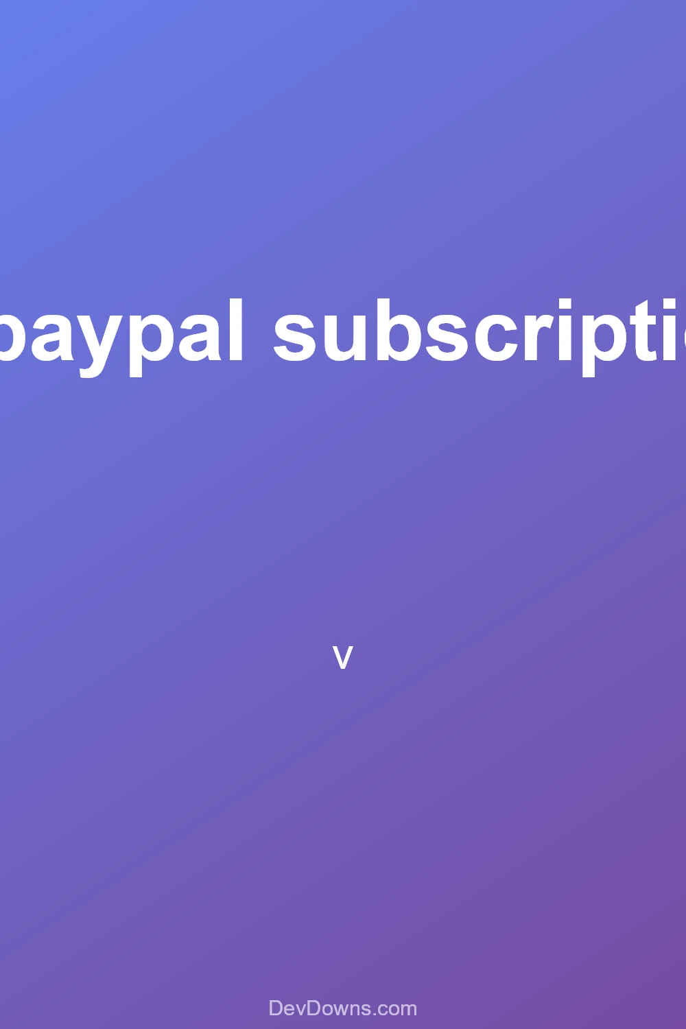 ait paypal subscriptions  - Social Share