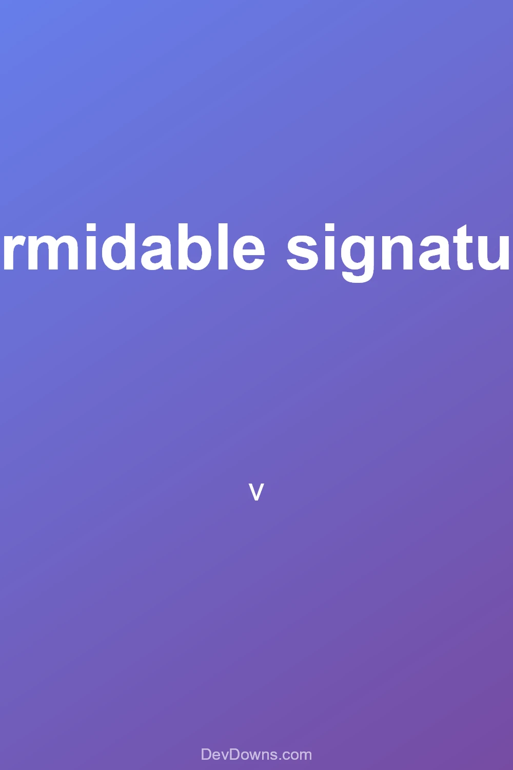 formidable signature  - Social Share