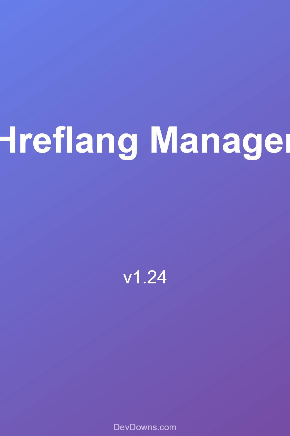 Hreflang Manager 1.24 - Social Share