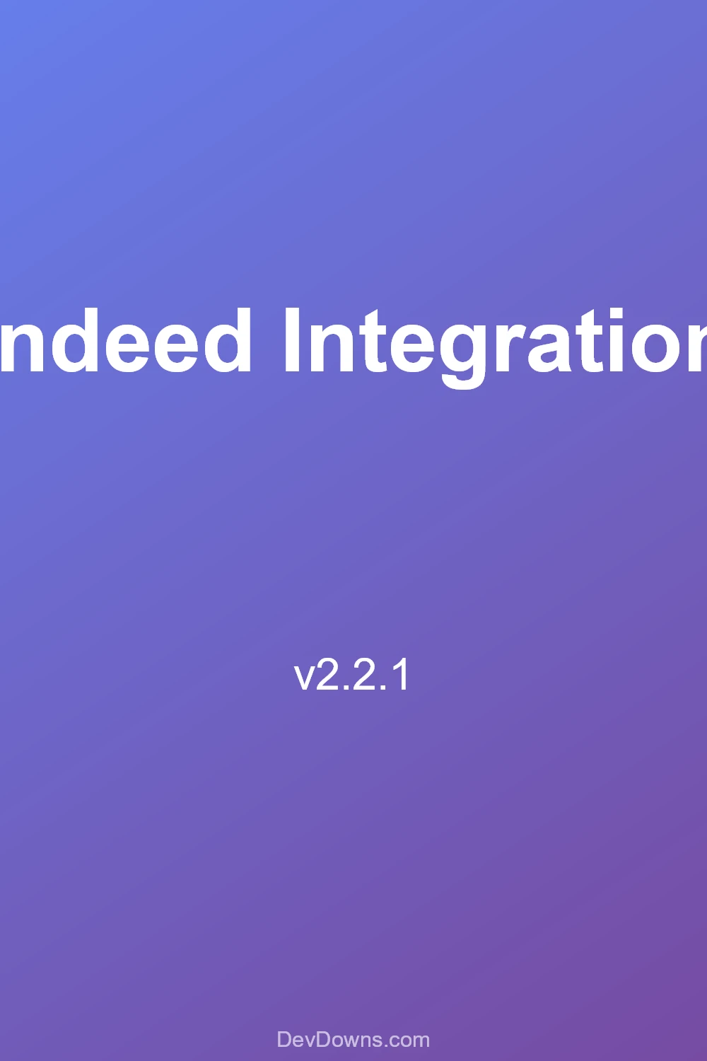 Indeed Integration 2.2.1 - Social Share