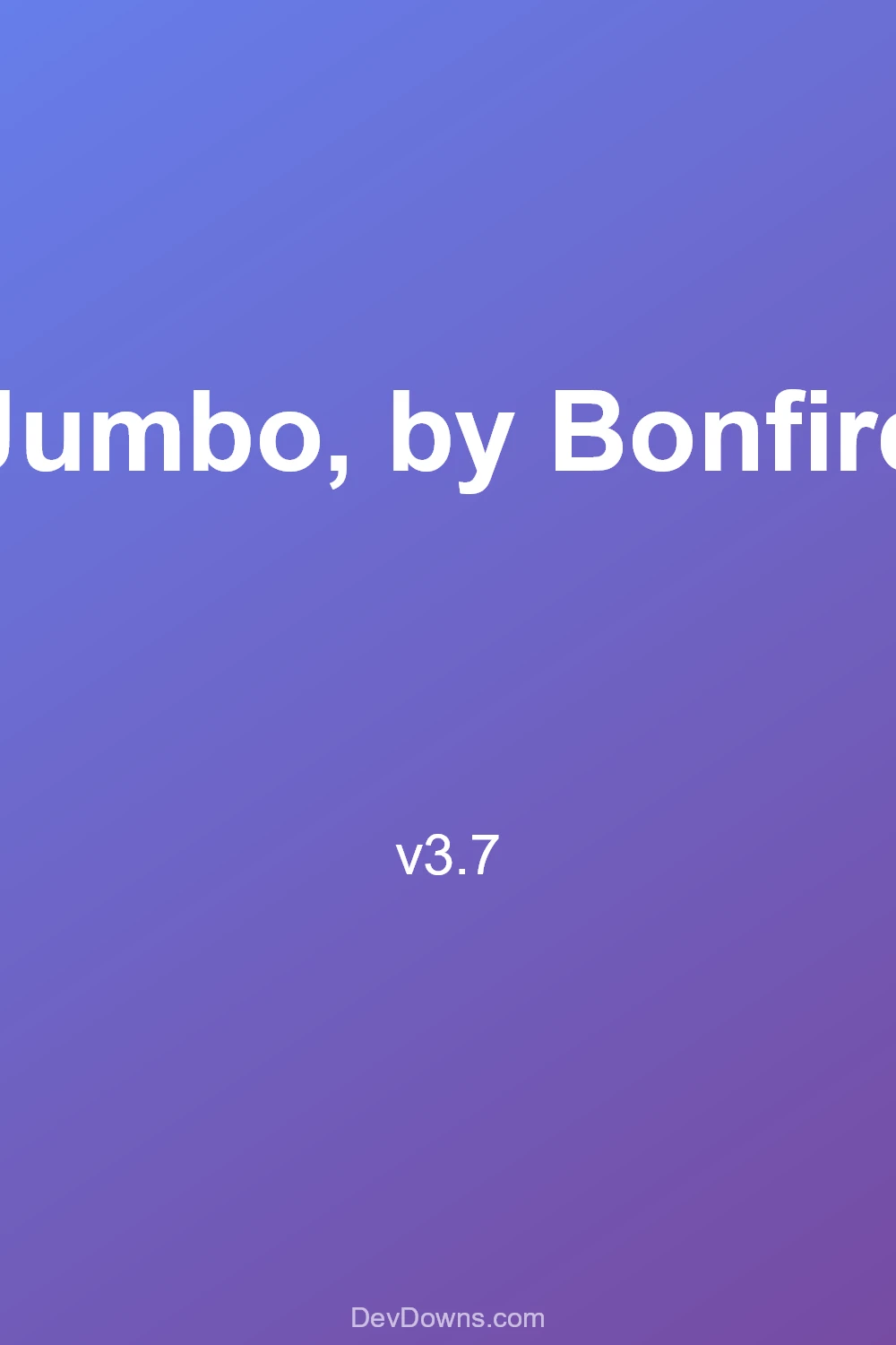 Jumbo, by Bonfire 3.7 - Social Share