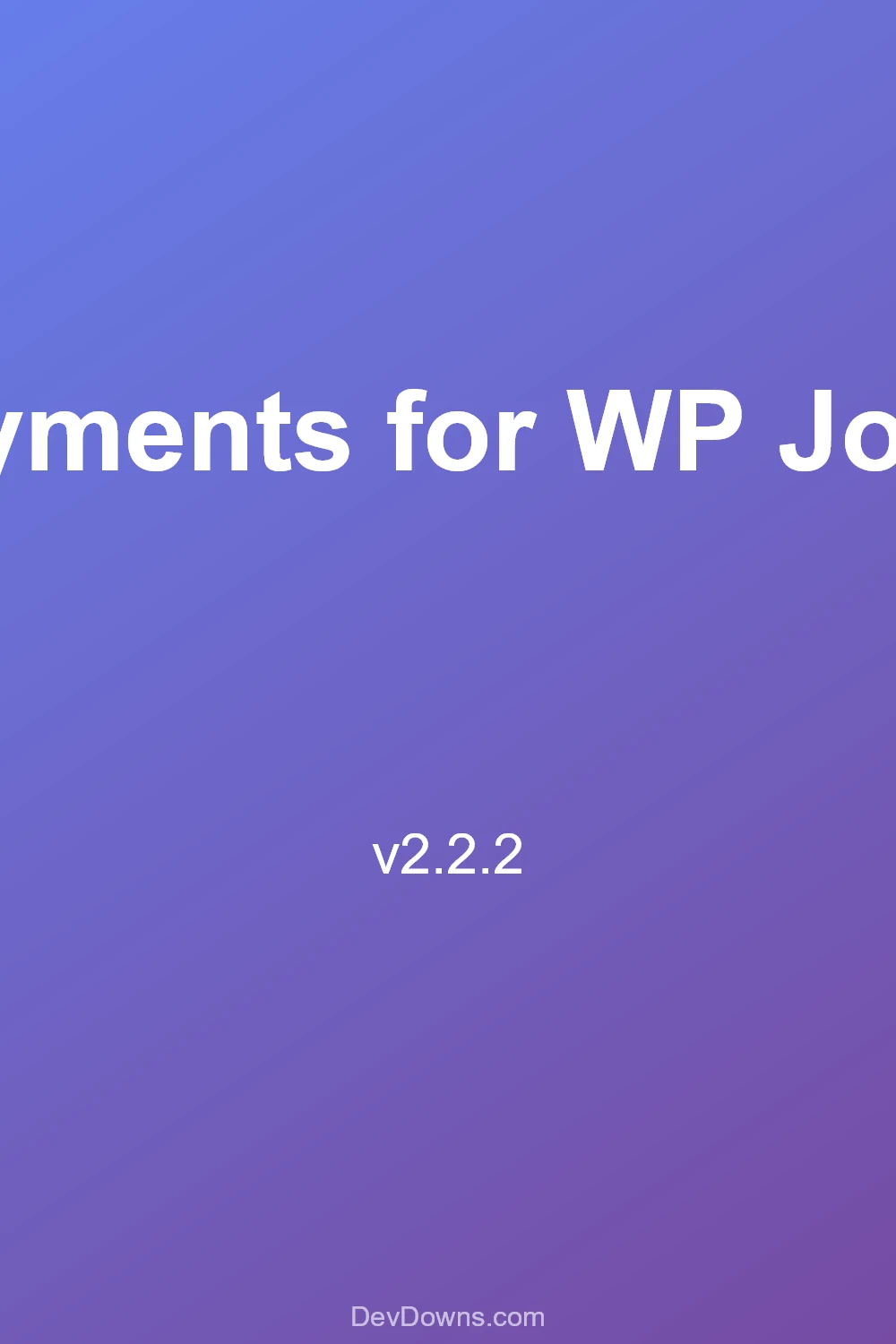 Listing Payments for WP Job Manager 2.2.2 - Social Share