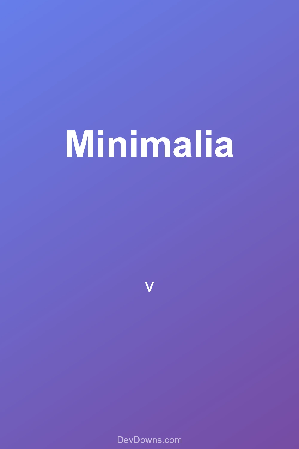 Minimalia  - Social Share