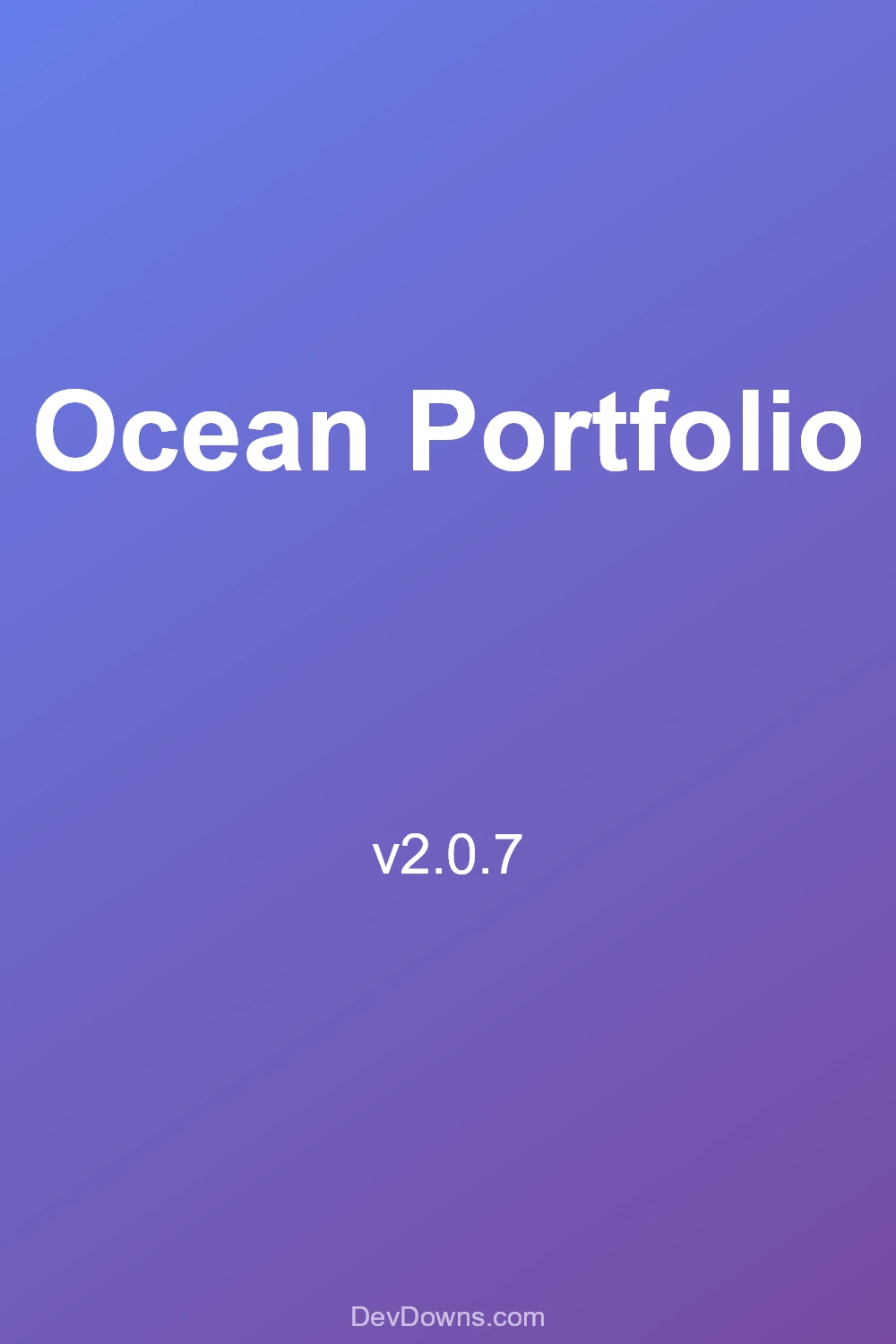 Ocean Portfolio 2.0.7 - Social Share