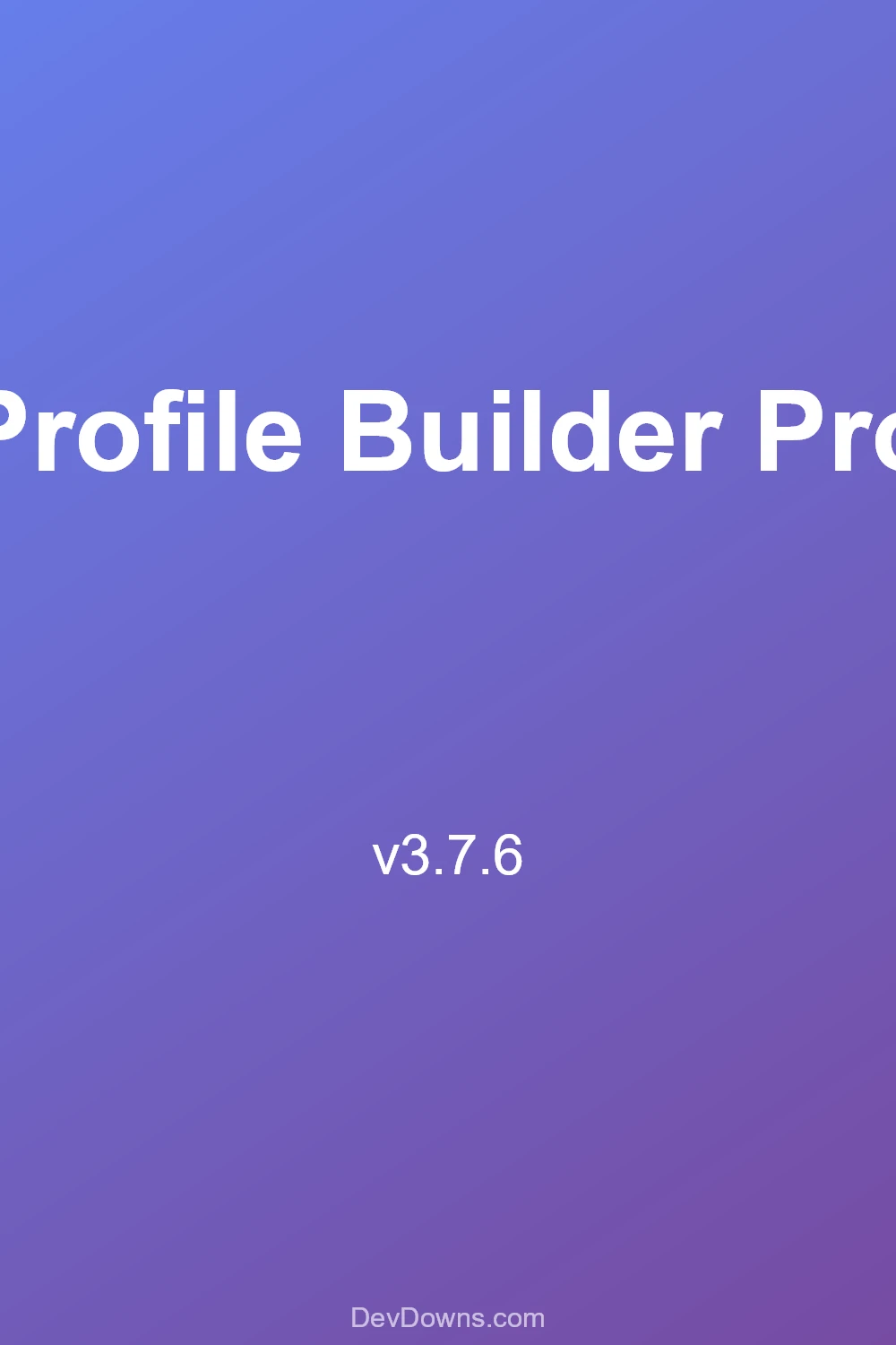 Profile Builder Pro 3.7.6 - Social Share
