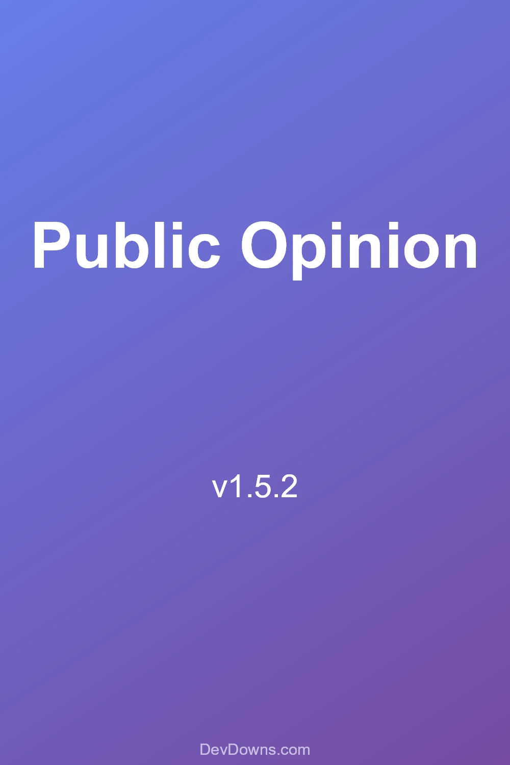 Public Opinion 1.5.2 - Social Share