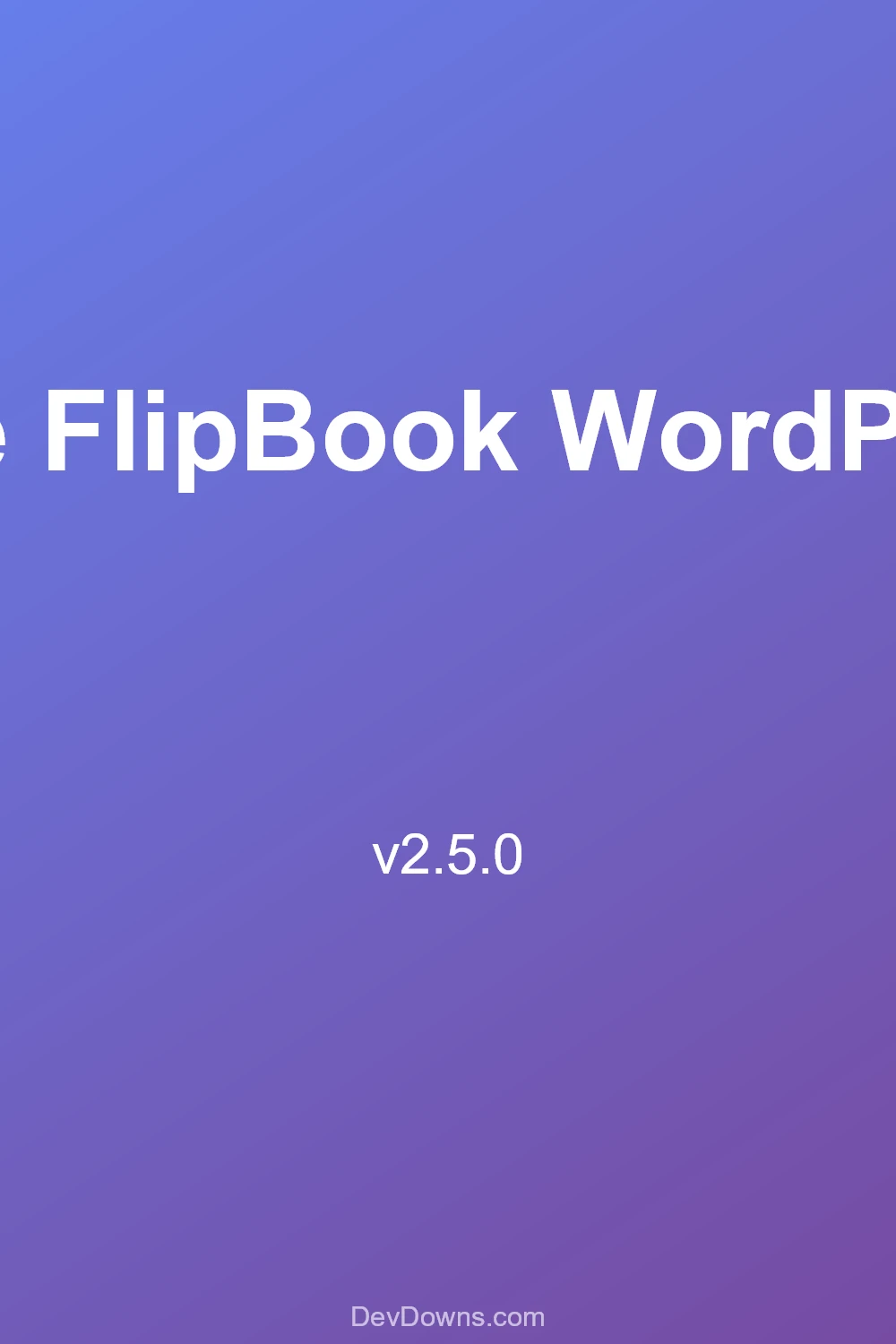 Responsive FlipBook WordPress Plugin 2.5.0 - Social Share