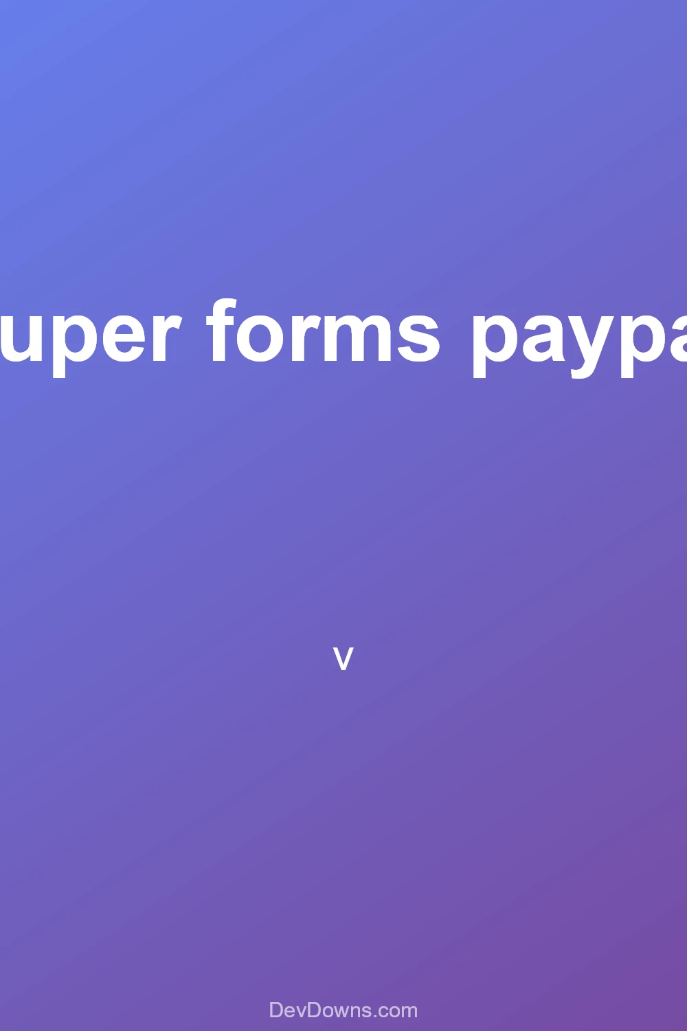 super forms paypal  - Social Share