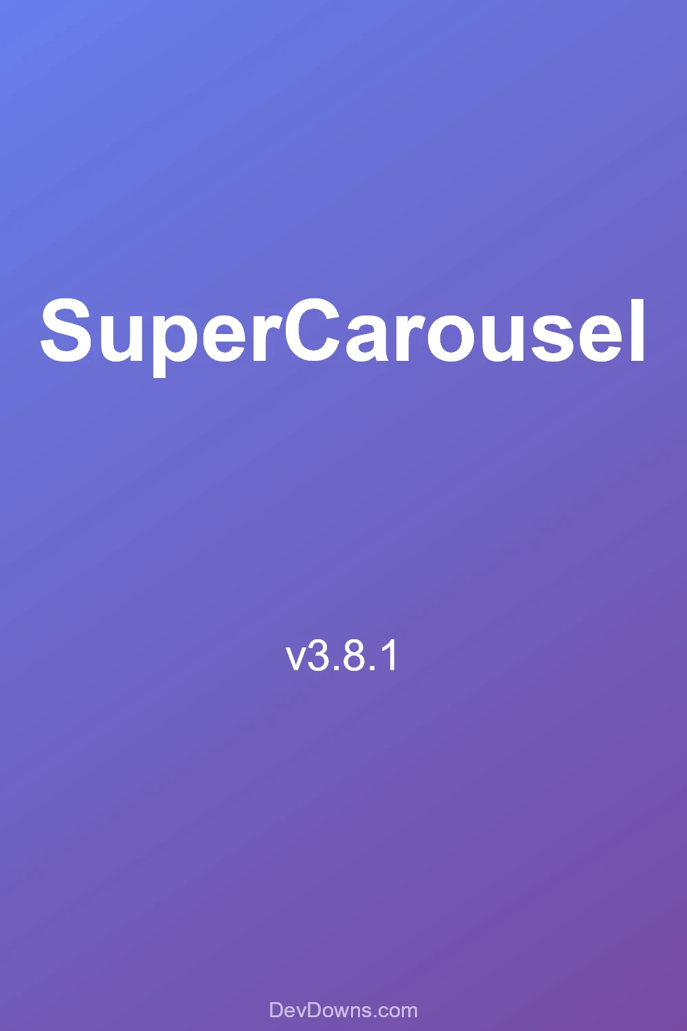 SuperCarousel 3.8.1 - Social Share