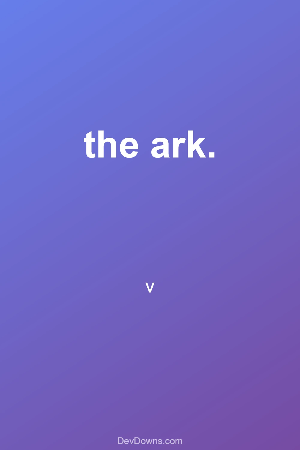 the ark.  - Social Share