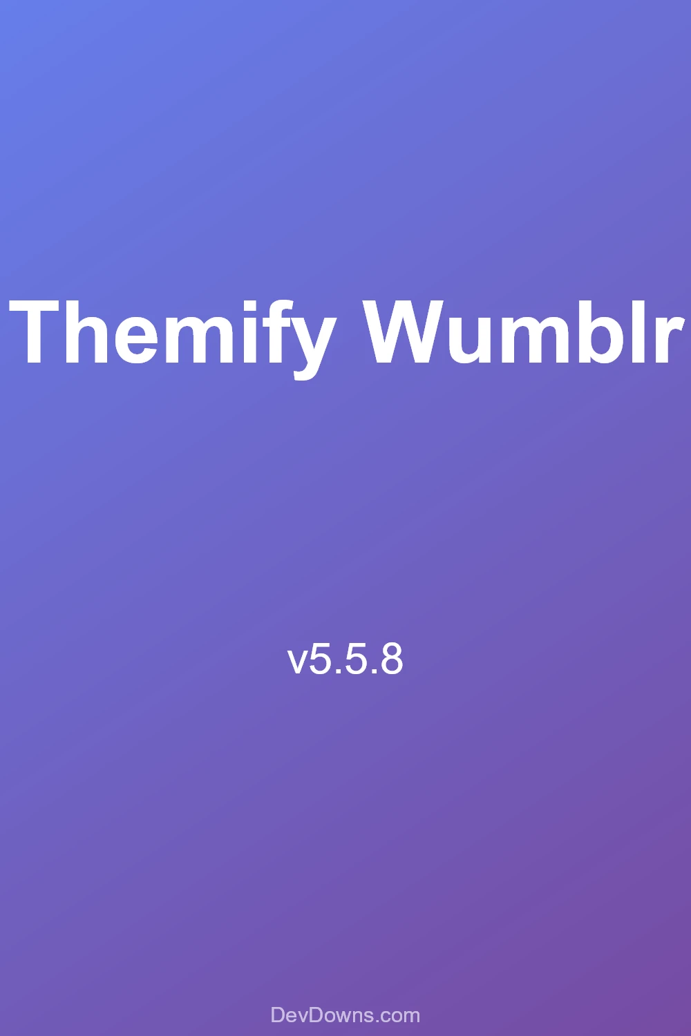 Themify Wumblr 5.5.8 - Social Share